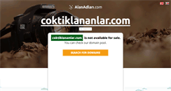 Desktop Screenshot of coktiklananlar.com